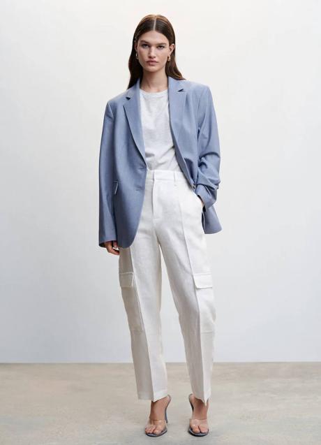 Imagen - Pantalón cargo blanco