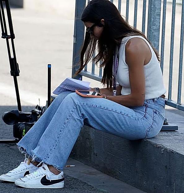 Melissa Jiménez con unas zapatillas de Nike.