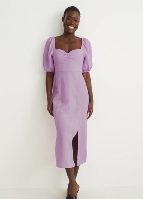 Imagen - Vestido con mangas abullonadas de C&A, 45,99 euros.