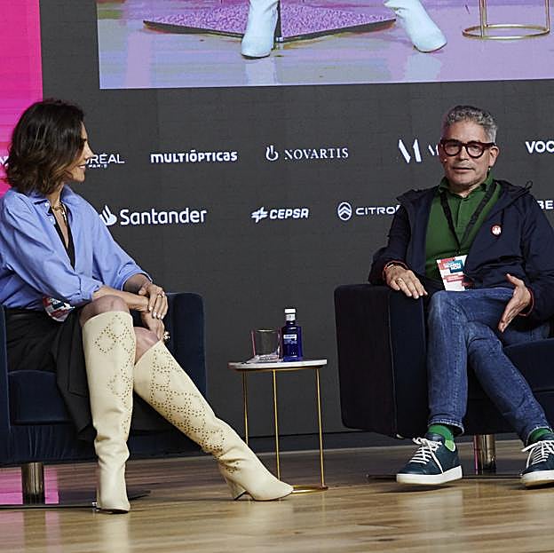 Adriana Abascal y Boris Izaguirre en Santander WomenNOW. 