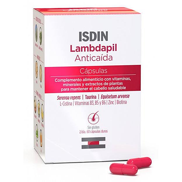 Lambdapil Cápsulas Antícaida de Isdin. Precio: 19,98 euros