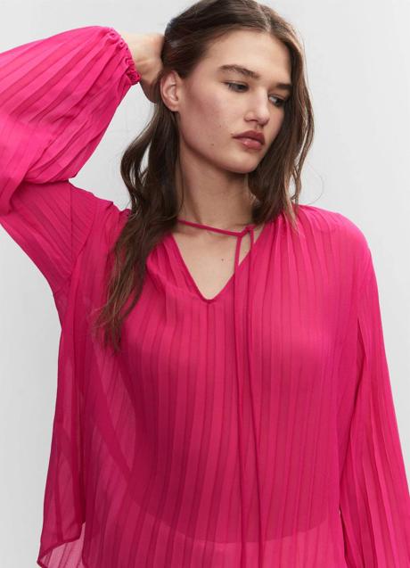 Imagen - Blusa vaporosa en fucsia