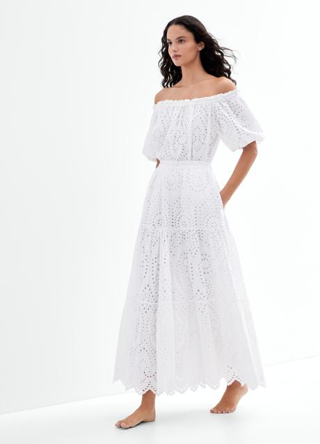 Imagen - Falda campesina con bordado de Oysho. Foto: Oysho.