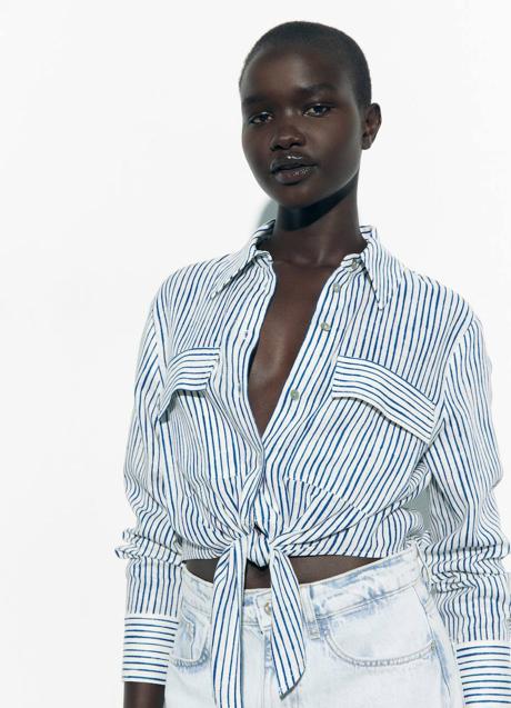 Imagen - Camisa anudada a rayas