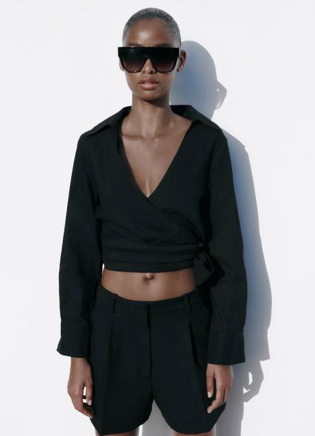 Imagen - Camisa con cierre cruzado de nudo