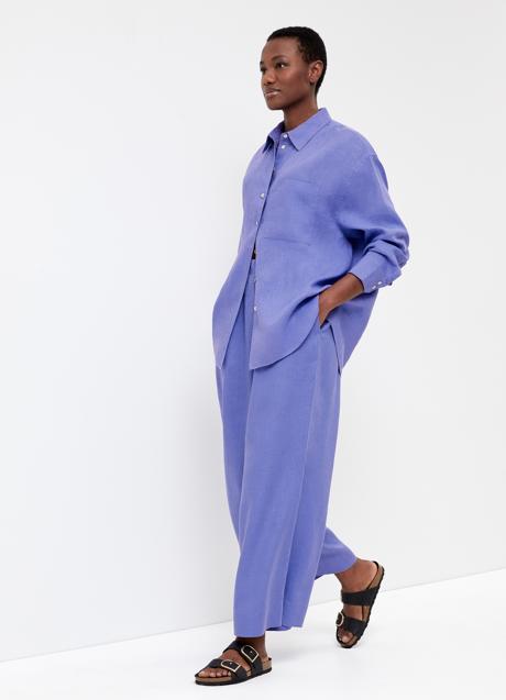 Imagen - Conjunto de manga larga de Oysho: pantalón 39,99 euros y camisa 45,99 euros.