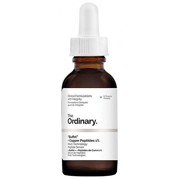 Buffet + Copper Peptides 1% de The Ordinary.