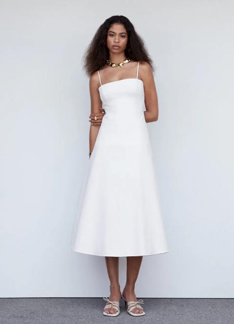 Imagen - Vestido blanco de Mango (69,99 euros)