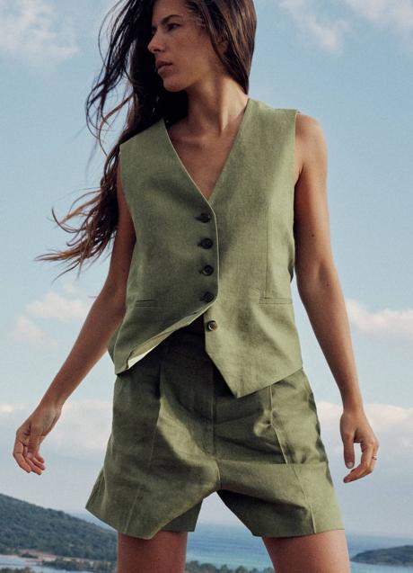 Imagen - Bermudas de vestir en lino