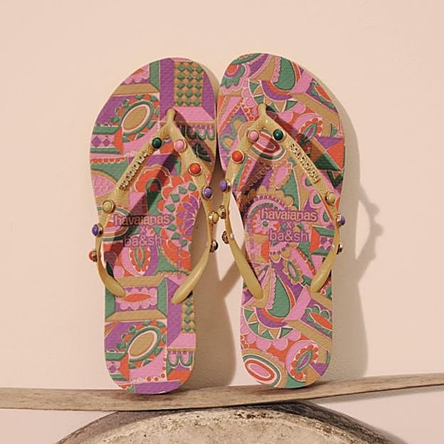 Las chanclas de Ba&sh x Havainas.