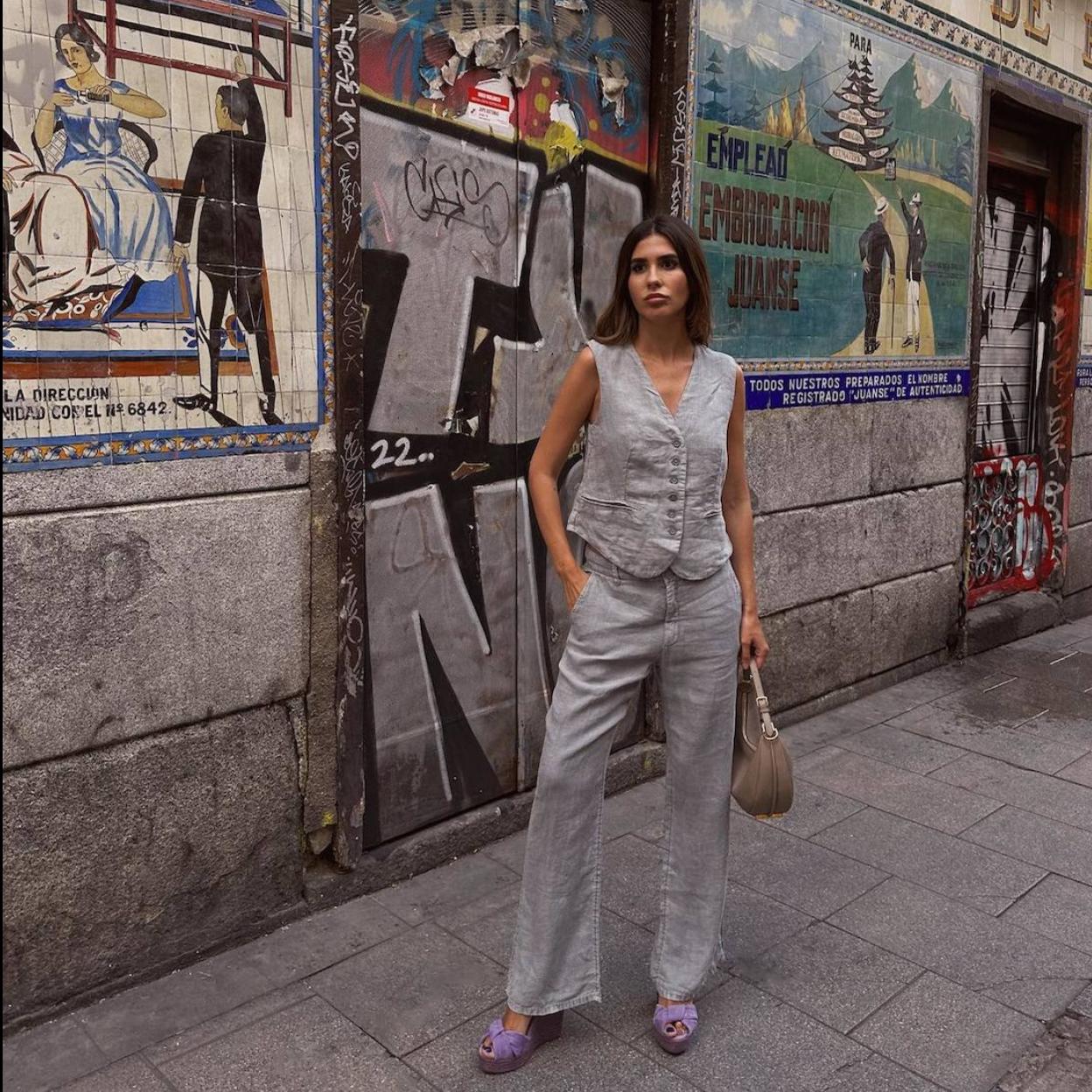 La influencer lleva las alpargatas made in Spain tendencia para 2023