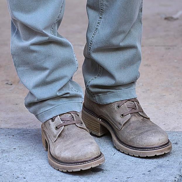 Las botas marrones de la reina Letizia.