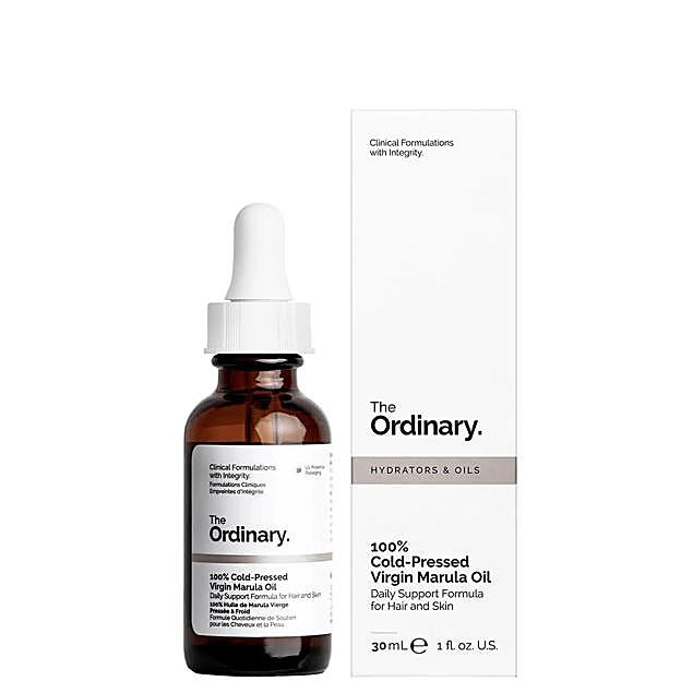 Aceite de marula virgen prensado en frío 100 % de The Ordinary. Precio: 10,45 euros