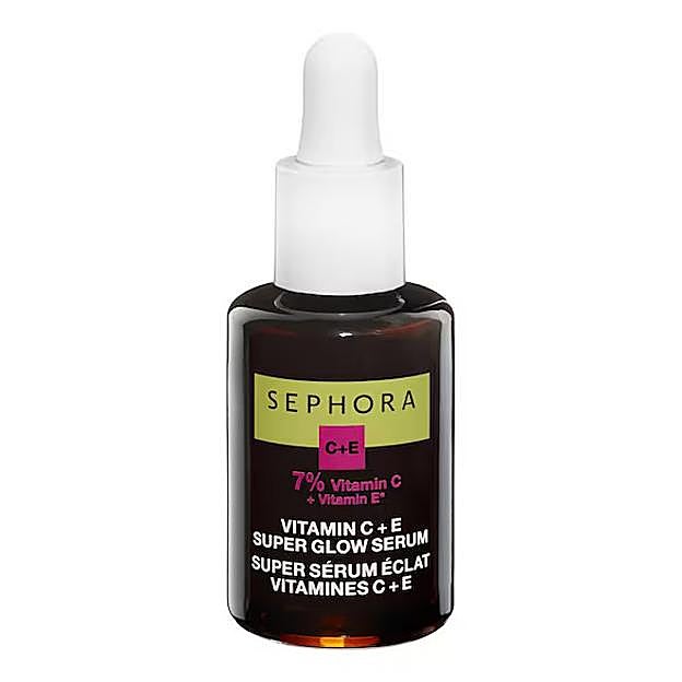 Sérum iluminador con vitamina C y E de Sephora.