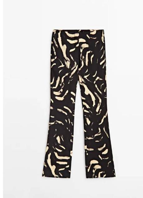 Imagen - Pantalón estampado en blanco y negro de Massimo Dutti (59,95€)