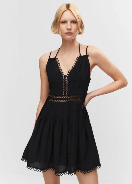 Imagen - Vestido negro de Mango (49,99 euros)