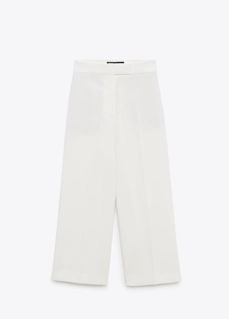 Imagen - Los pantalones culotte de Zara blancos.
