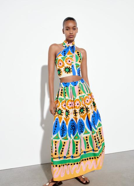 Imagen - Falda midi estampada, 39,95 euros.