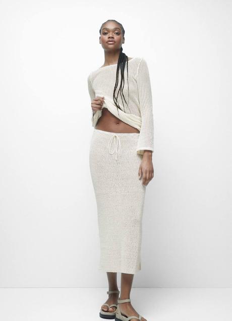 Imagen - Falda de crochet con cintura elástica ajustable