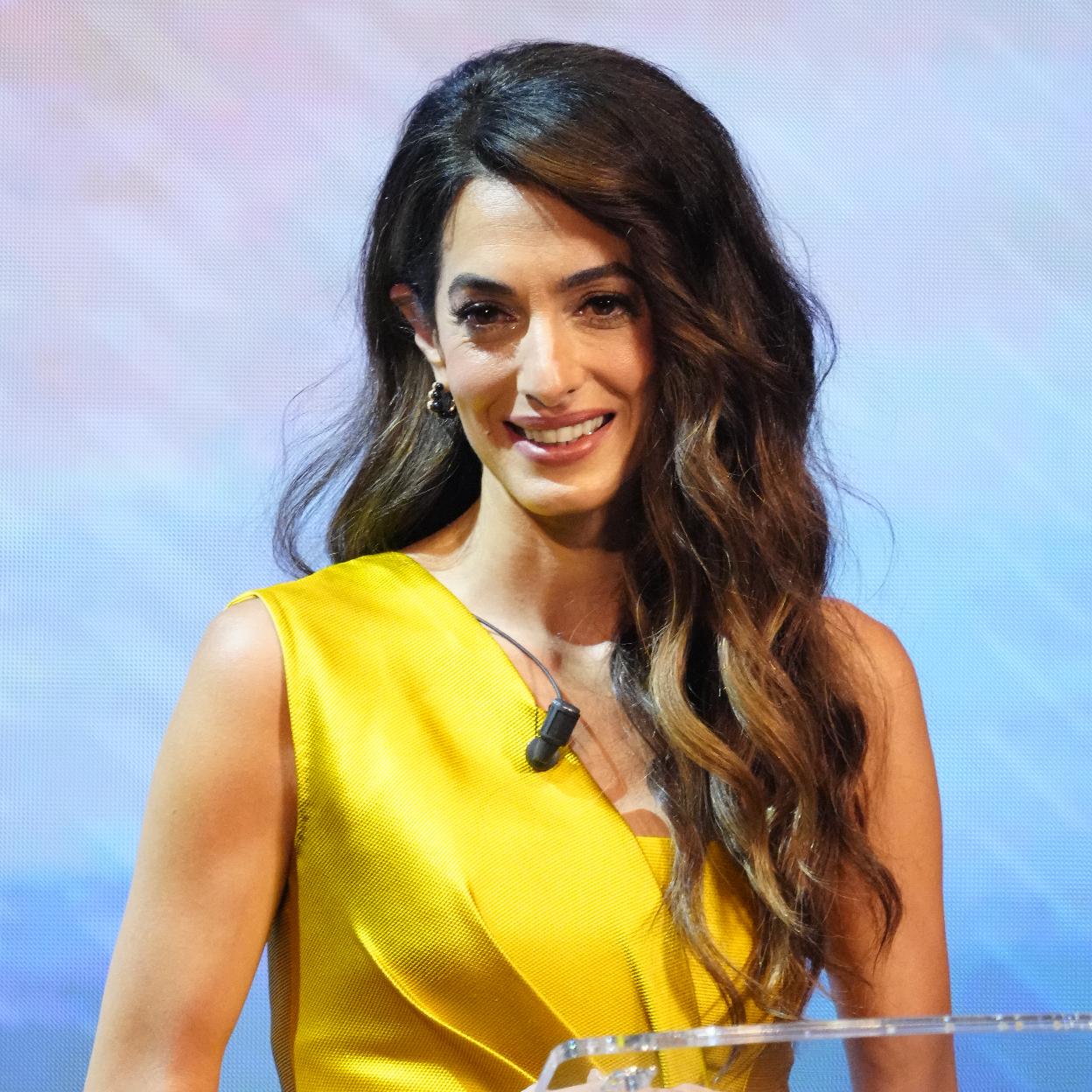 Amal Clooney en Madrid.