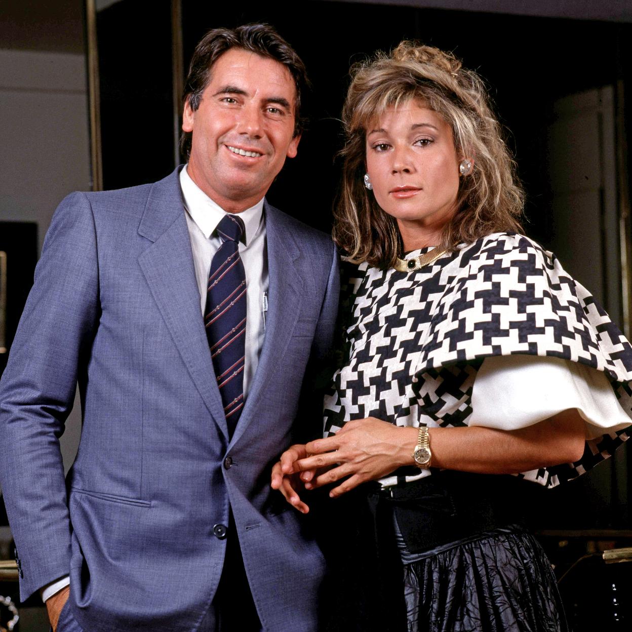 Mila Ximénez y Manolo Santana, en los años en los que eran pareja. 