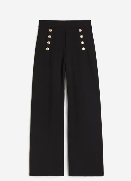 Imagen - Pantalón con botones dorados de H&M (19,99 euros)