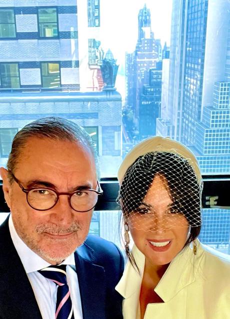 Imagen - Carlos Herrera y Pepa Gea el día de su boda secreta en Nueva York/INSTAGRAM DE CARLOS HERRERA
