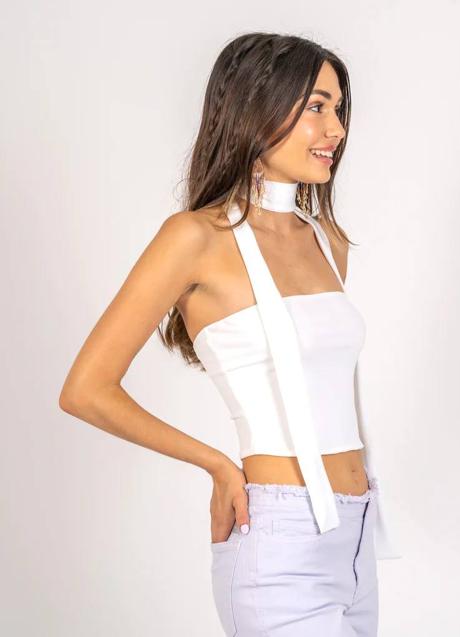 Imagen - Top de tubo con foulard a conjunto