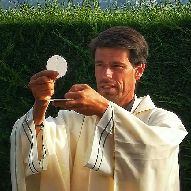 El sacerdote Josep María Quintana. 