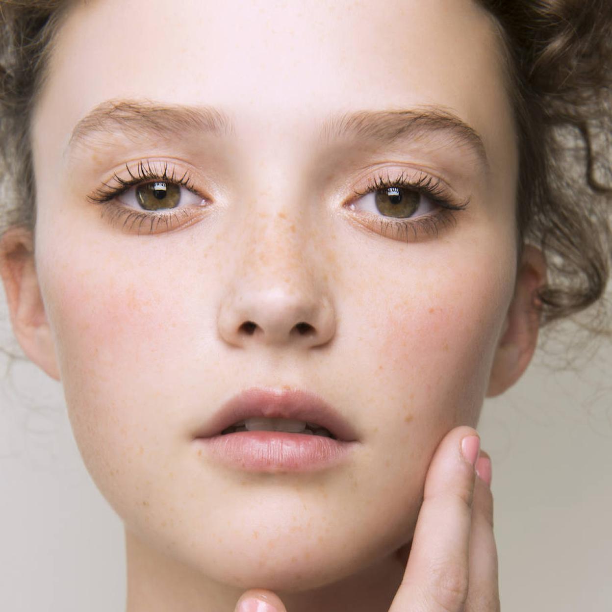 Modelo con piel suave