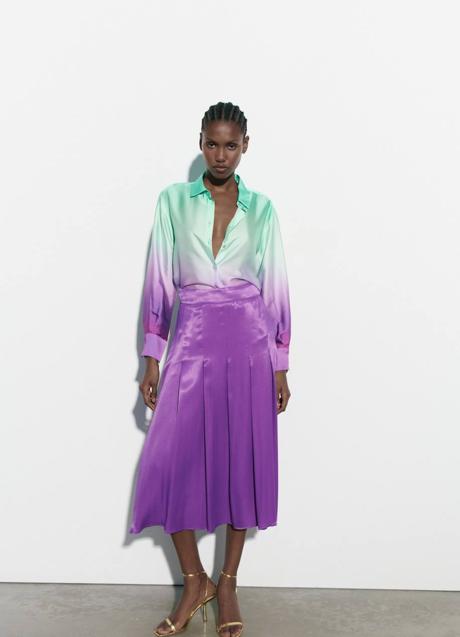 Imagen - Falda midi de tablas