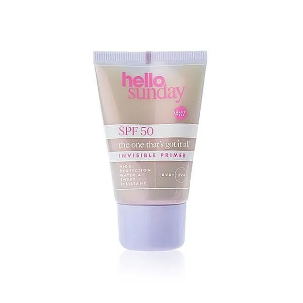 Primer con SPF50 de Hello Sunday.