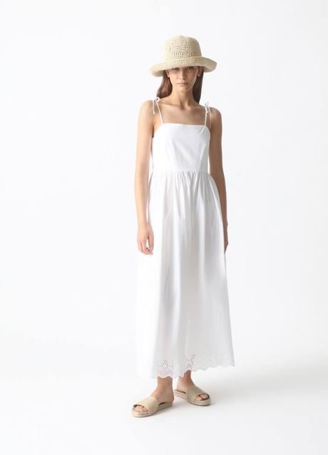 Imagen - Vestido blanco bordado