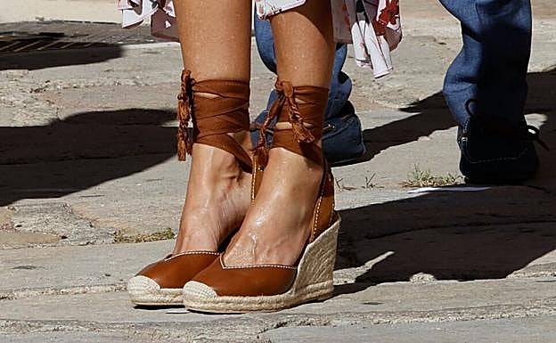 Alpargatas de Vidorreta de doña Letizia.