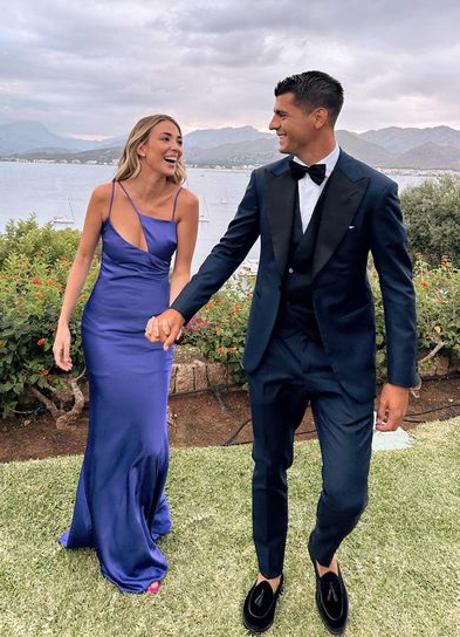 Imagen - Alice Campello y Álvaro Morata en la boda de Paddy Noarbe y Marcos Llorente.