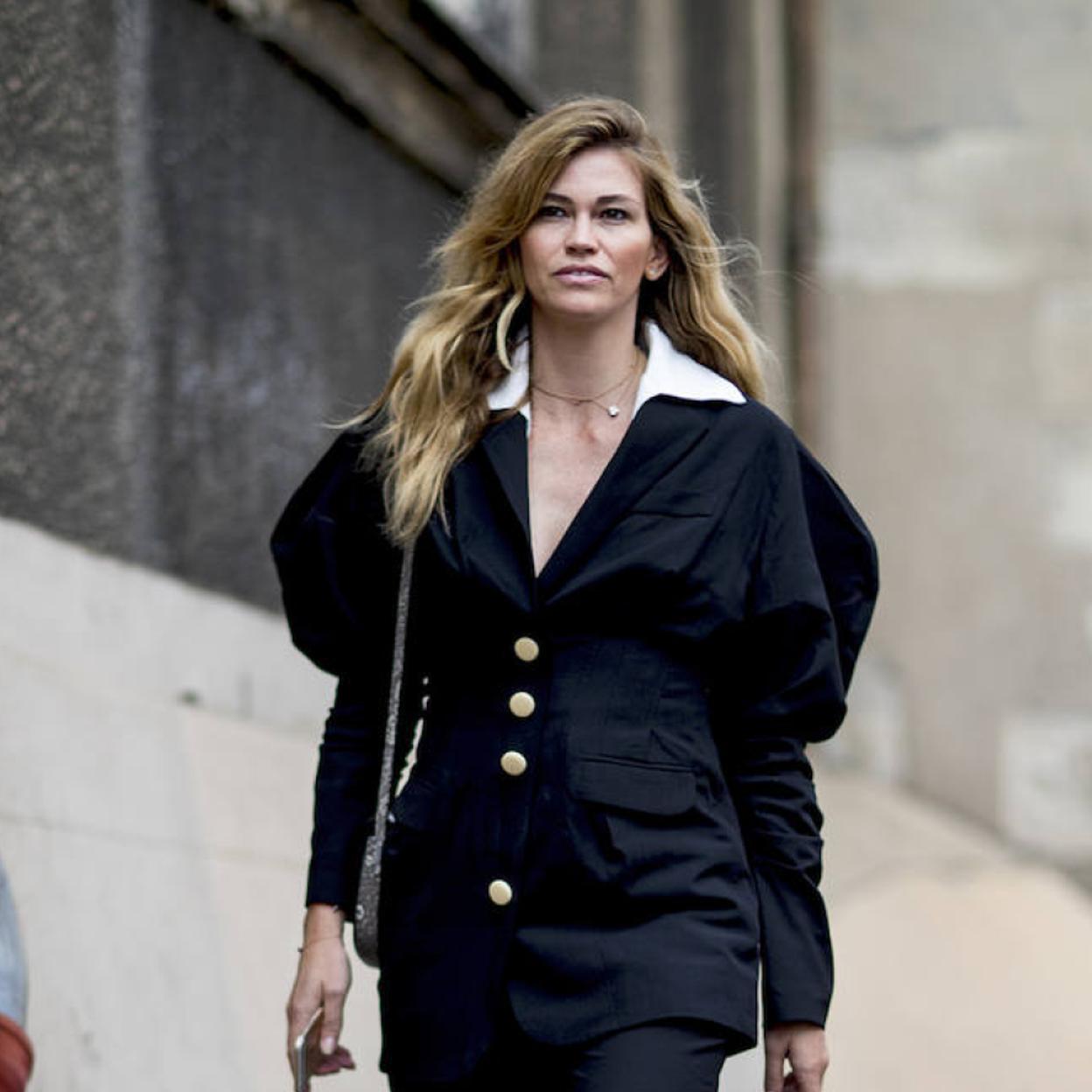 Influencer francesa con melena effortless