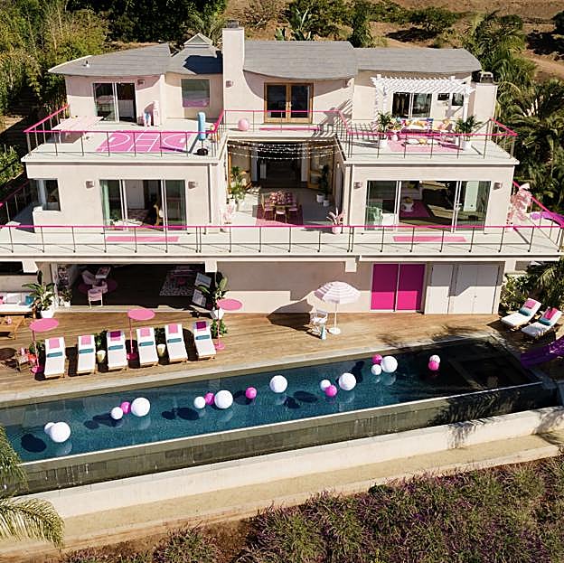 La Barbie Malibu Dreamhouse en Malibu. 
