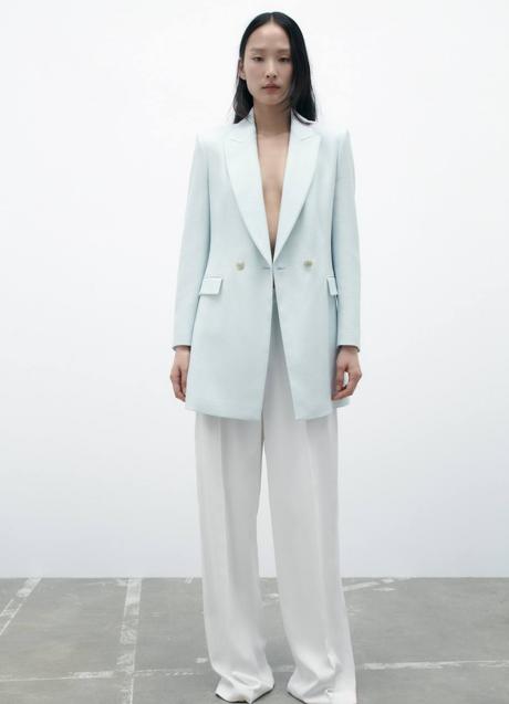 Imagen - Pantalones anchos de vestir en blanco