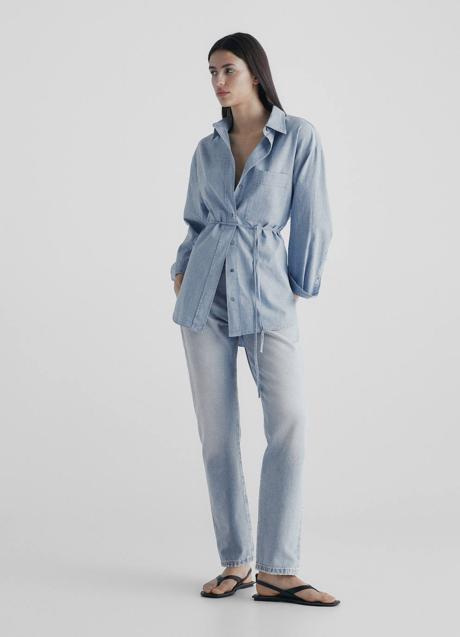 Imagen - Camisa denim con cinturón