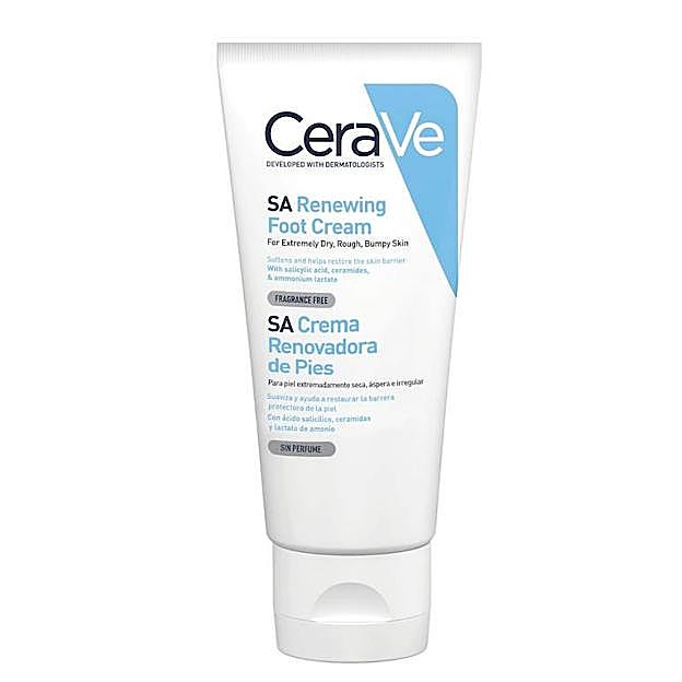SA Renewing Foot Cream de Cerave. Precio: 9,80 euros