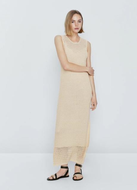 Imagen - Vestido de crochet de Massimo Dutti. Foto: Massimo Dutti.