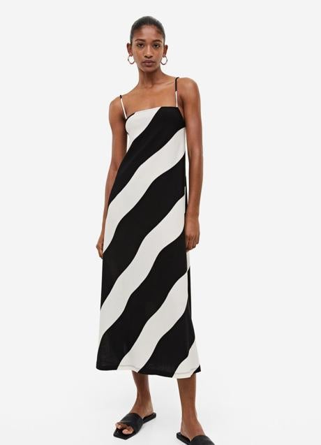 Imagen - Vestido de rayas de H&M, 39,99 euros.