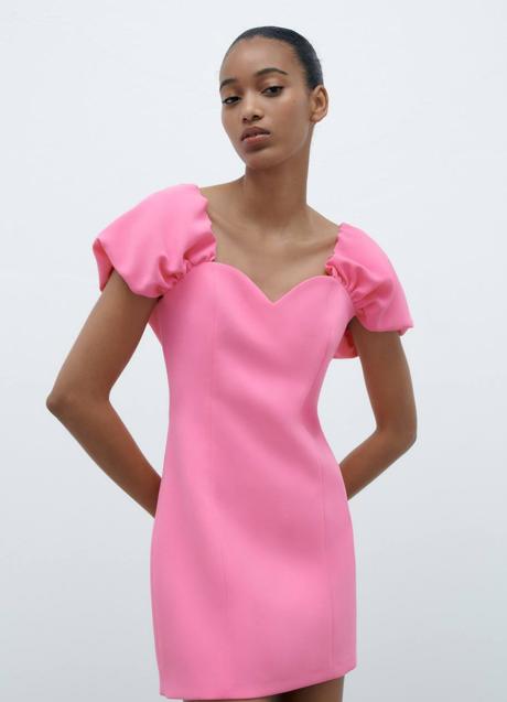 Imagen - Vestido corto color rosa Barbiecore