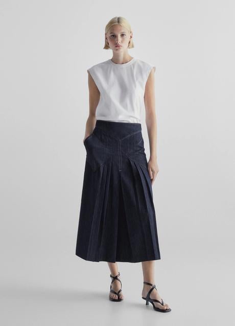 Imagen - Falda vaquera de Massimo Dutti (59,95 euros)