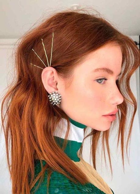 Imagen - Peinado con horquillas para recoger el flequillo corto