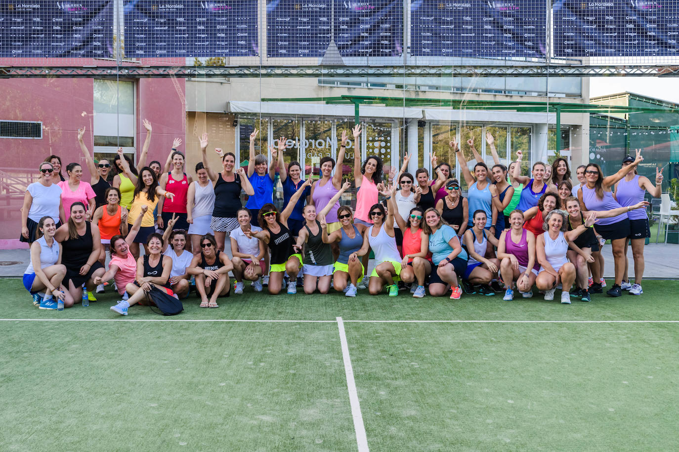 Las participantes del I Torneo Mujerhoy Padel & Fun.