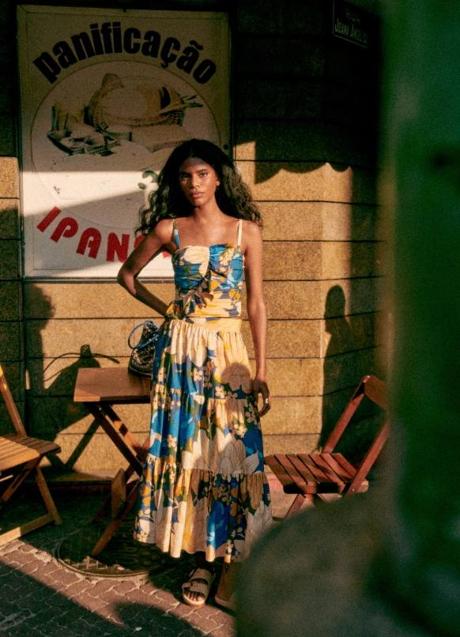 Imagen - Falda estampada estilo campesina