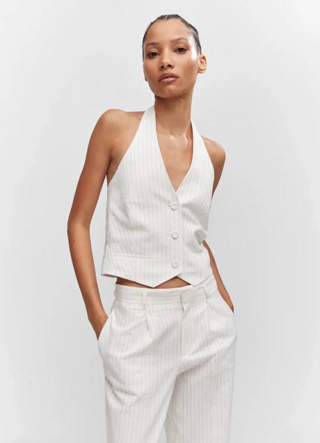 Imagen - Chaleco de traje a rayas