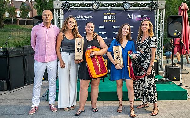 Las ganadoras del I Torneo Mujerhoy Padel&Fun.
