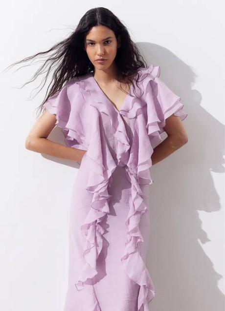 Imagen - Vestido de volantes lila